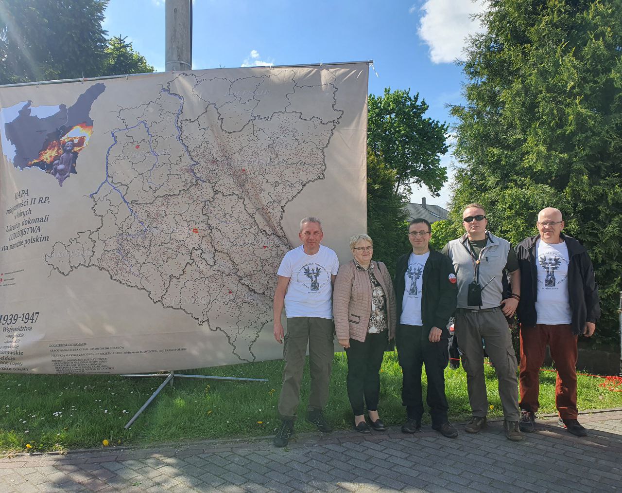 You are currently viewing CHYBIE – WYSTAWA MAPY II RP, Z ZAZNACZONYMI MIEJSCAMI ZBRODNI SZOWINISTÓW UKRAIŃSKICH NA POLAKACH.